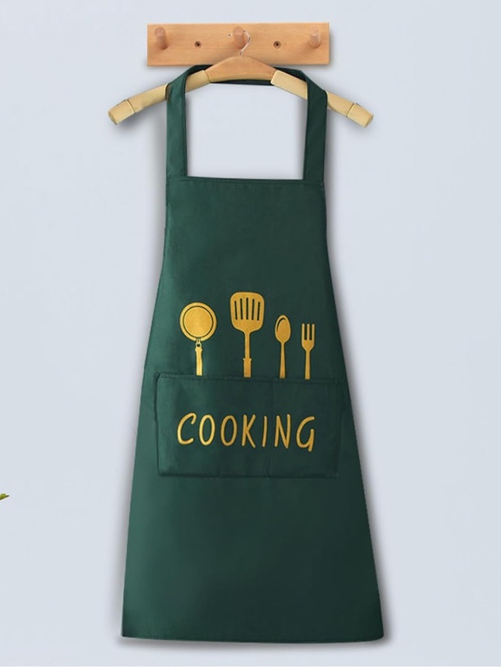 NWT No Label Green Chef Cooking Apron